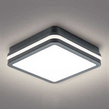 Brilagi - Iluminação exterior LED BENE LED/18W/230V 22x22 cm antracite IP54