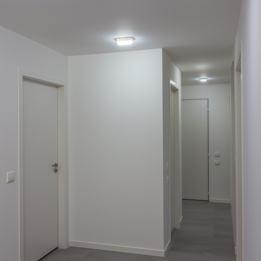 Brilagi - Iluminação industrial de teto LED SIMA LED/12W/230V IP65 branca