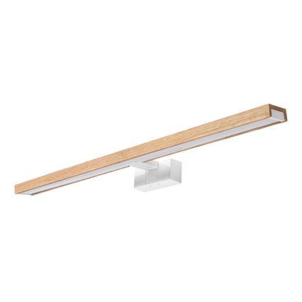 Brilagi - Iluminação LED para espelho de casa de banho 3 em 1 WOODY MIRROR LED/15W/230V 80 cm IP44 branco/carvalho