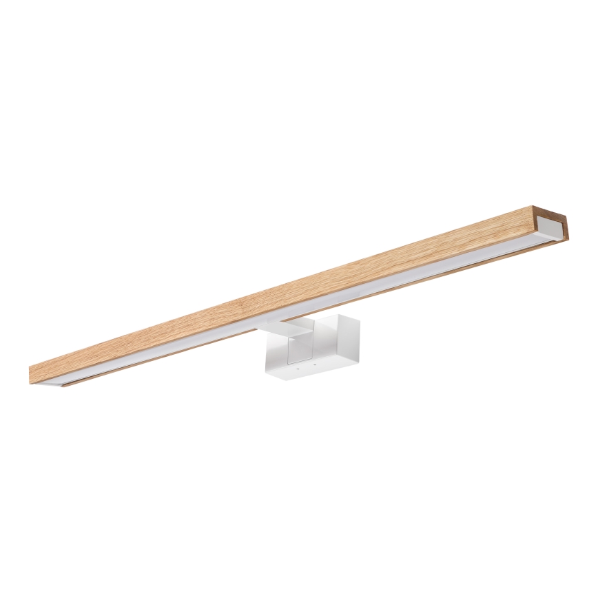 Brilagi - Iluminação LED para espelho de casa de banho 3 em 1 WOODY MIRROR LED/15W/230V 80 cm IP44 branco/carvalho