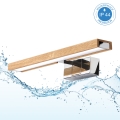Brilagi - Iluminação LED 3 em 1 para espelho de casa de banho WOODY MIRROR LED/8W/230V 40 cm IP44 cromado brilhante/carvalho