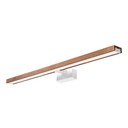 Brilagi - Iluminação LED para espelho de casa de banho 3 em 1 WOODY MIRROR LED/15W/230V 80 cm IP44 branco/carvalho/cerejeira