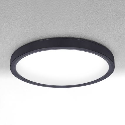 Brilagi - Iluminação de teto LED com regulação ESTELA LED/36W/230V 3000-6500K ø 30 cm preto + comando