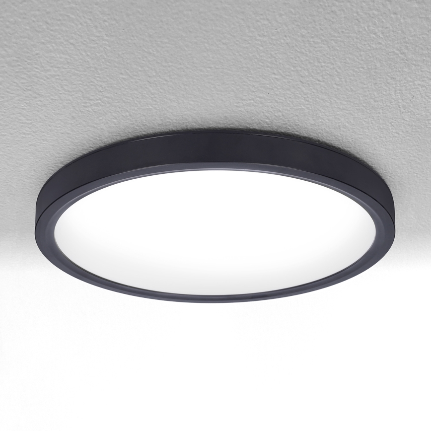 Brilagi - Iluminação de teto LED com regulação ESTELA LED/48W/230V 3000-6500K ø 40 cm preto + comando