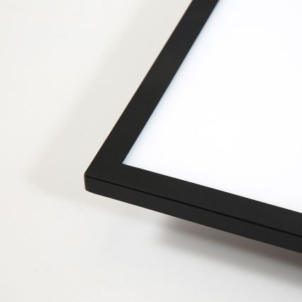 Brilagi - Iluminação de teto LED com regulação SLIMFRAME LED/25W/230V 30x30 cm 3000-6000K preto + comando