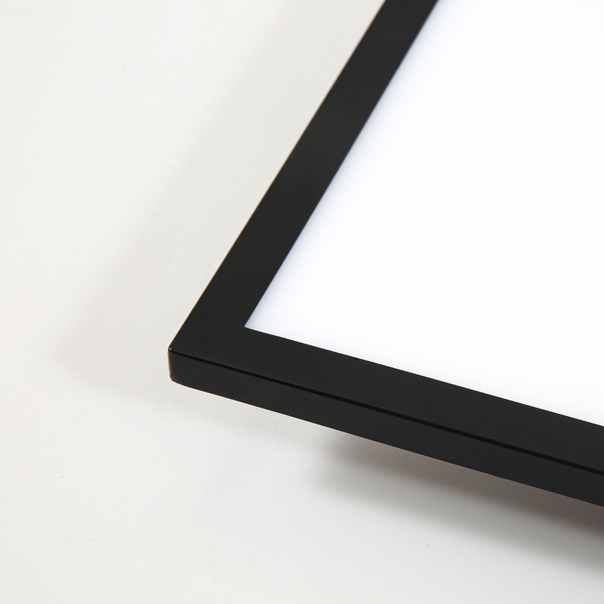 Brilagi - Iluminação de teto LED com regulação SLIMFRAME LED/25W/230V 30x30 cm 3000-6000K preto + comando