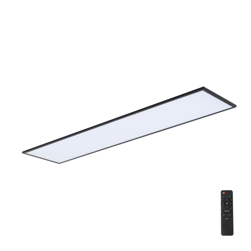 Brilagi - Iluminação de teto LED com regulação SLIMFRAME LED/58W/230V 120x30 cm 3000-6000K preto + comando
