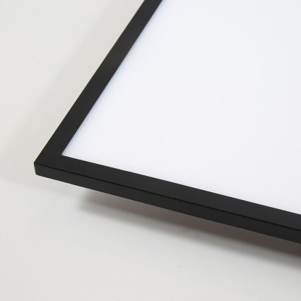 Brilagi - Iluminação de teto LED com regulação SLIMFRAME LED/58W/230V 120x30 cm 3000-6000K preto + comando
