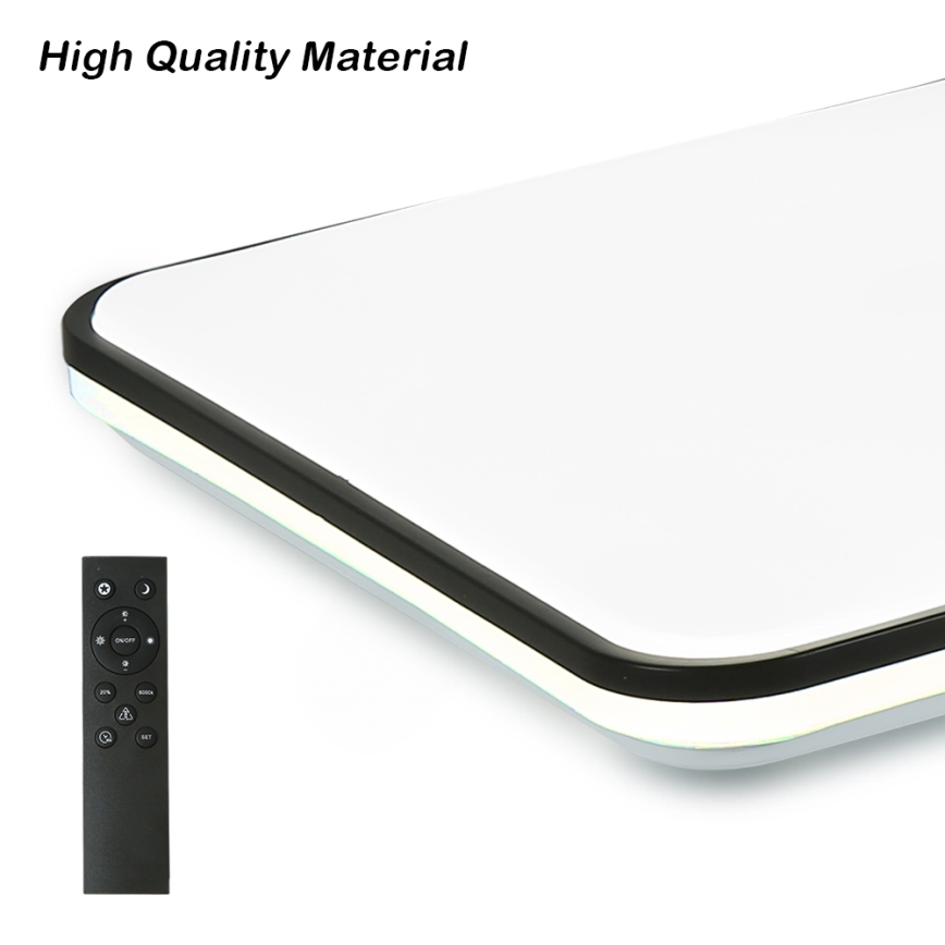 Brilagi - Iluminação de teto LED com regulação SMART LED/36W/230V 3000-6000K 45x45 cm Wi-Fi Tuya + comando