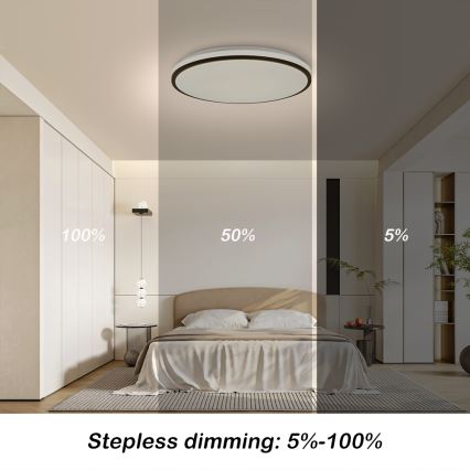 Brilagi - Iluminação de teto LED com regulação SMART LED/36W/230V 3000-6000K diâmetro 45 cm Wi-Fi Tuya + comando