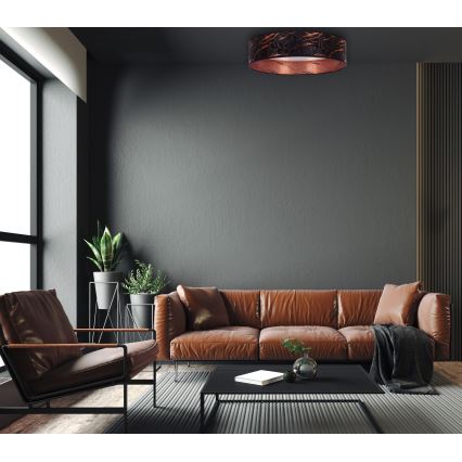 Brilagi - Iluminação de teto LED com regulação VELVET SMART LED/24W/230V d. 45 cm 2700-6500K Wi-Fi Tuya preto/cobre + comando