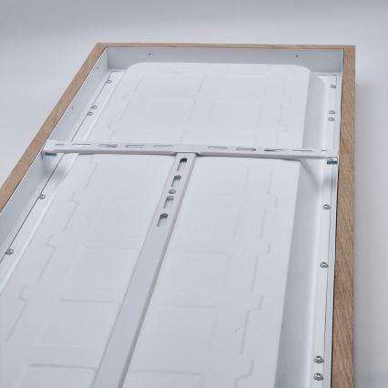 Brilagi - Iluminação de teto para casa de banho LED com regulação WOODY FRAME LED/50W/230V carvalho 120x30 cm 3000-6000K IP44 + comando