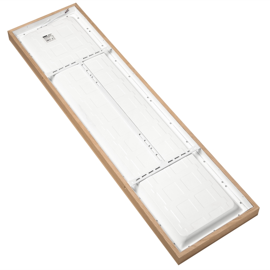 Brilagi - Iluminação de teto para casa de banho LED com regulação WOODY FRAME LED/50W/230V carvalho 120x30 cm 3000-6000K IP44 + comando