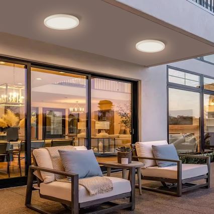 Brilagi - Iluminação de teto para casa de banho LED ULTRA SLIM LED/12W/230V diâmetro 22,5 cm branco IP54