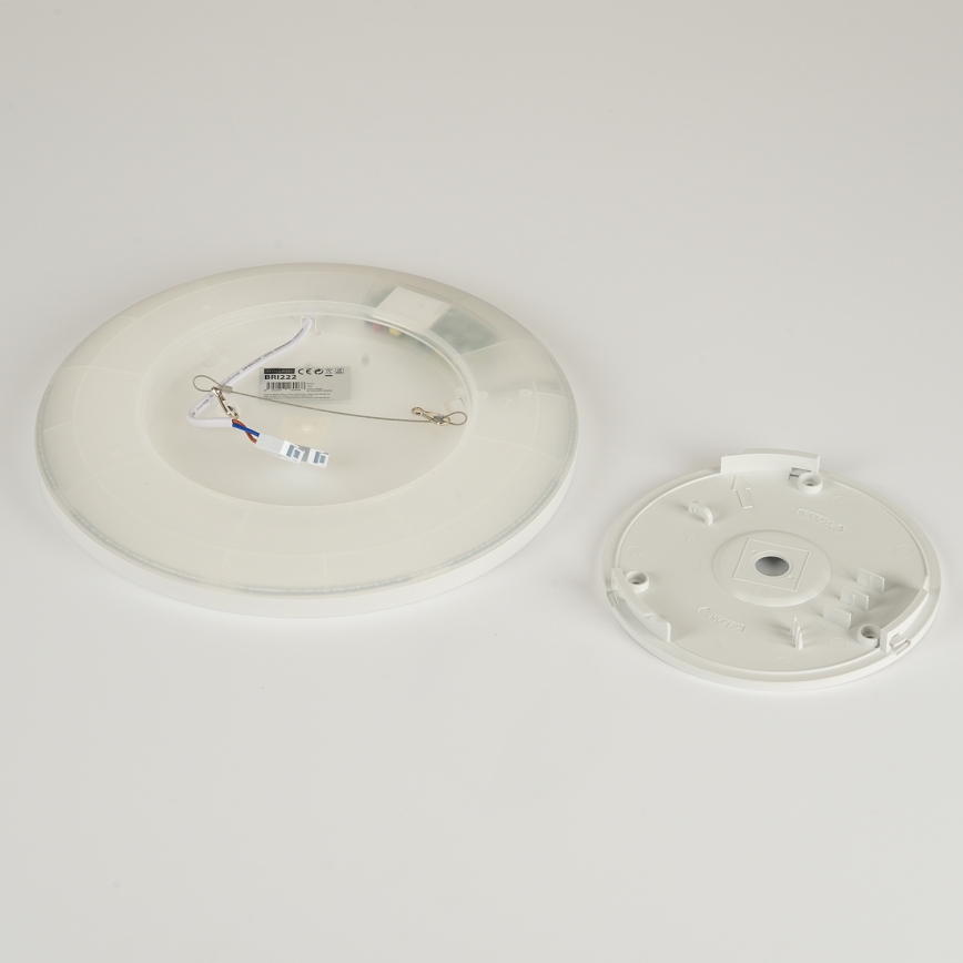 Brilagi - Iluminação de teto para casa de banho LED ULTRA SLIM LED/12W/230V diâmetro 22,5 cm branco IP54