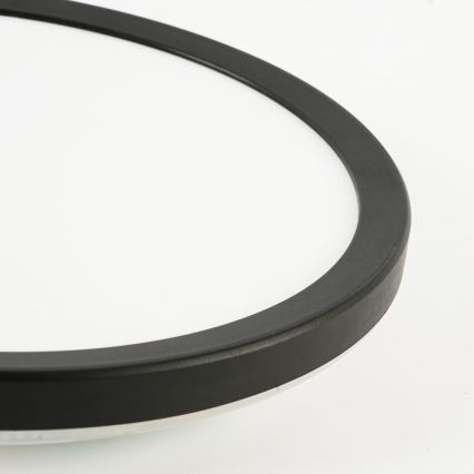 Brilagi - Iluminação de teto para casa de banho LED ULTRA SLIM LED/12W/230V diâmetro 22,5 cm preto IP54