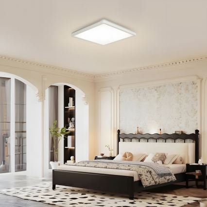 Brilagi - Iluminação de teto para casa de banho LED ULTRA SLIM LED/18W/230V 30x30 cm branco IP54