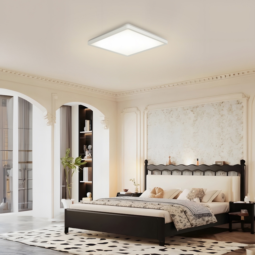 Brilagi - Iluminação de teto para casa de banho LED ULTRA SLIM LED/18W/230V 30x30 cm branco IP54