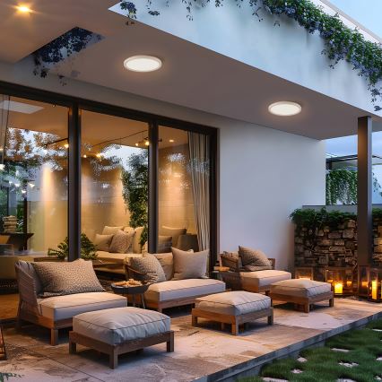 Brilagi - Iluminação de teto para casa de banho LED ULTRA SLIM LED/18W/230V diâmetro 30 cm branco IP54