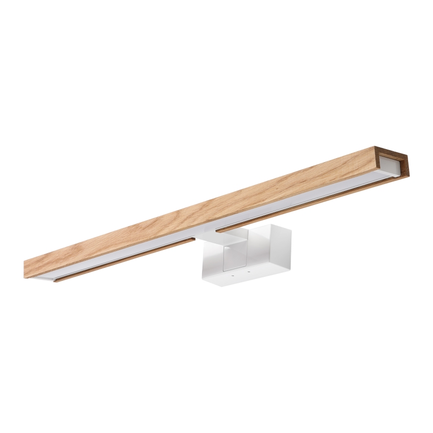 BRILAGI - Iluminação LED para espelho de casa de banho 3 em 1 WOODY MIRROR LED/12W/230V 60 cm IP44 branco/carvalho