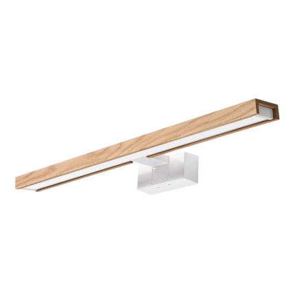 BRILAGI - Iluminação LED para espelho de casa de banho 3 em 1 WOODY MIRROR LED/12W/230V 60 cm IP44 branco/carvalho