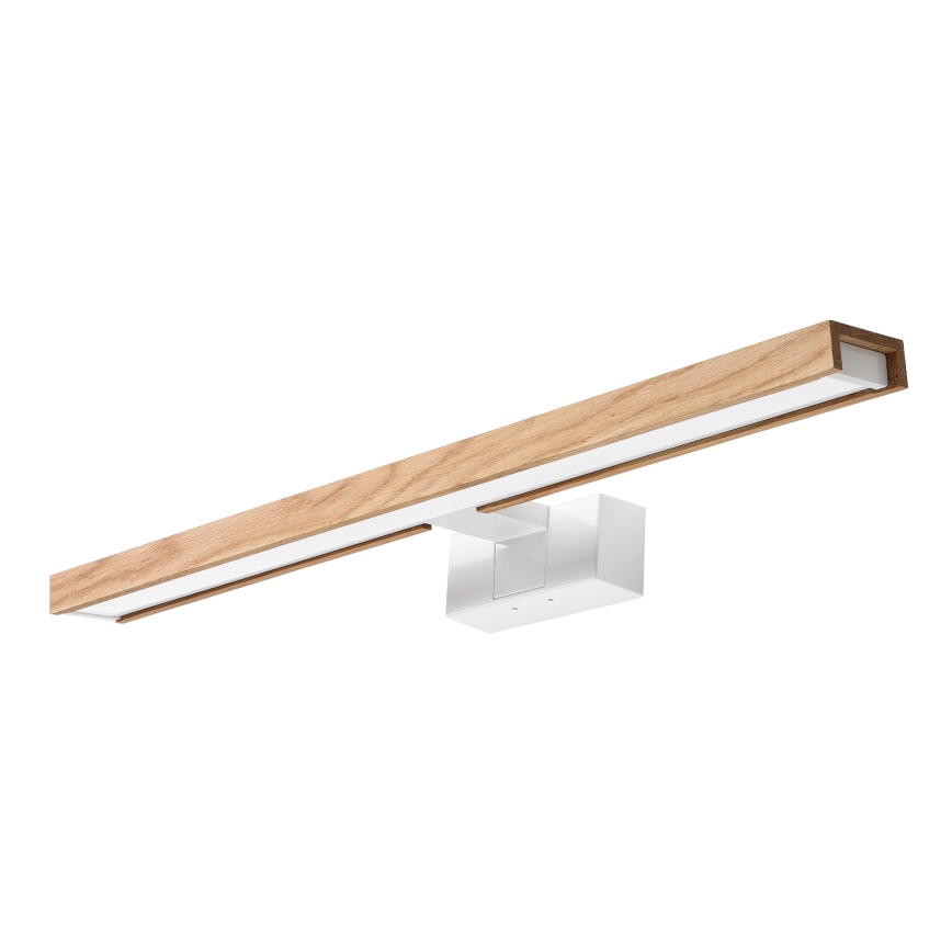 BRILAGI - Iluminação LED para espelho de casa de banho 3 em 1 WOODY MIRROR LED/12W/230V 60 cm IP44 branco/carvalho
