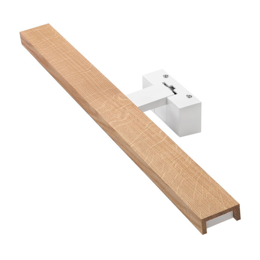 BRILAGI - Iluminação LED para espelho de casa de banho 3 em 1 WOODY MIRROR LED/12W/230V 60 cm IP44 branco/carvalho