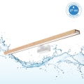 Brilagi - Iluminação LED para espelho de casa de banho 3 em 1 WOODY MIRROR LED/15W/230V 80 cm IP44 branco/carvalho
