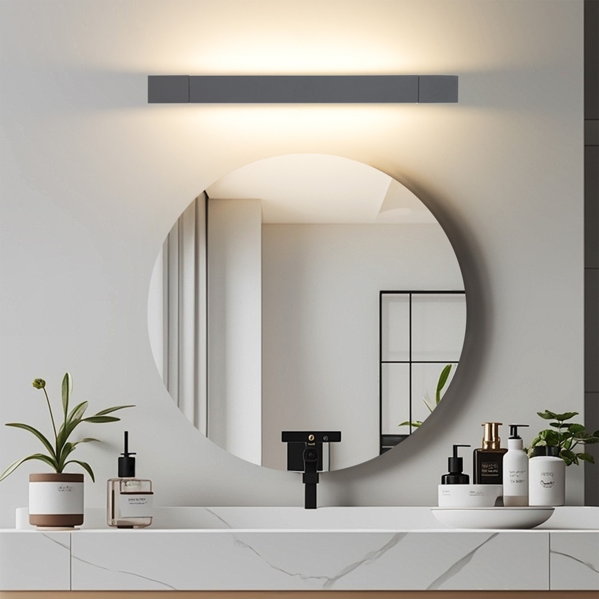 Brilagi - Iluminação LED para espelho de casa de banho AQUA LINE LED/12W/230V 45 cm IP44 antracite CRI 90