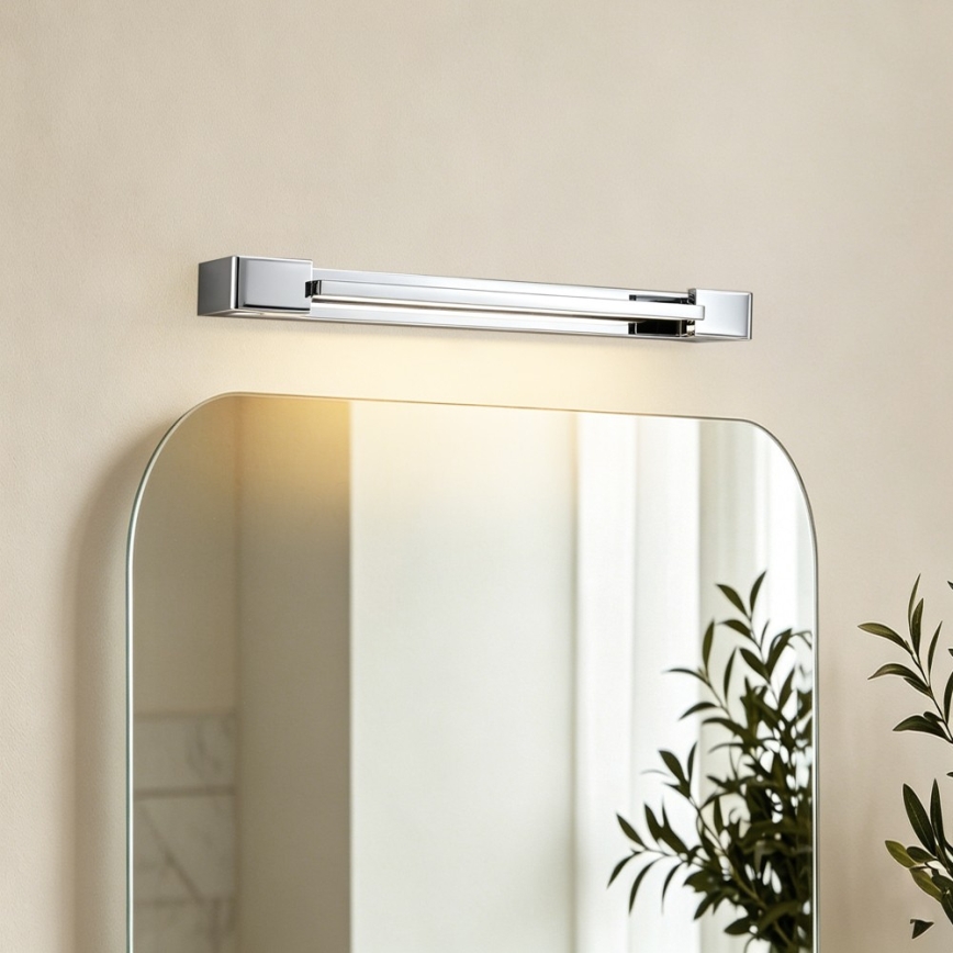 BRILAGI - Iluminação LED para espelho AQUA LINE LED/12W/230V 45 cm IP44 cromado brilhante CRI 90