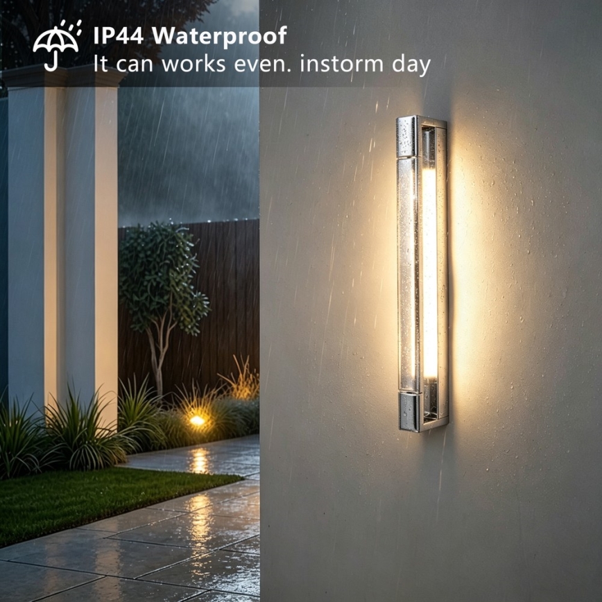 BRILAGI - Iluminação LED para espelho AQUA LINE LED/12W/230V 45 cm IP44 cromado brilhante CRI 90