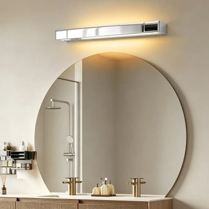 BRILAGI - Iluminação LED para espelho AQUA LINE LED/12W/230V 45 cm IP44 cromado brilhante CRI 90