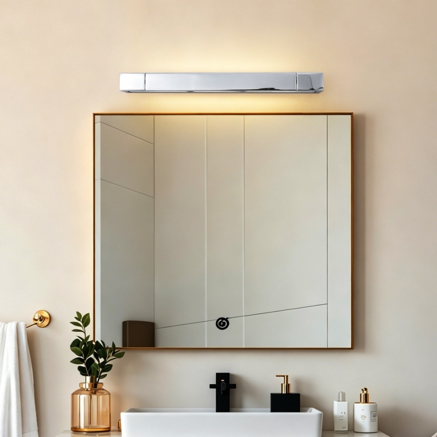 BRILAGI - Iluminação LED para espelho AQUA LINE LED/12W/230V 45 cm IP44 cromado brilhante CRI 90