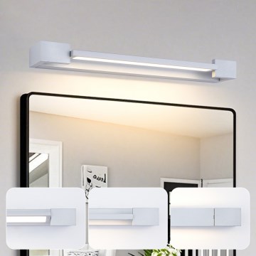 Brilagi - Iluminação LED para espelho de casa de banho AQUA LINE LED/12W/230V 45 cm IP44 cromo mate CRI 90