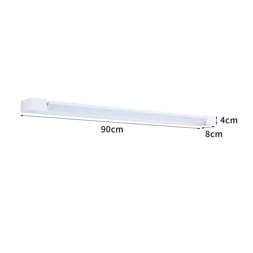 Brilagi - Iluminação LED para espelho de casa de banho AQUA LINE LED/24W/230V 90 cm IP44 branco CRI 90