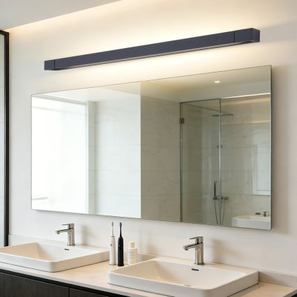BRILAGI - Iluminação LED para espelho de casa de banho AQUA LINE LED/28W/230V 100 cm IP44 preta IRC 90