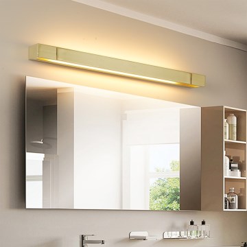 Brilagi - Iluminação LED para espelho de casa de banho AQUA LINE LED/36W/230V 120 cm IP44 dourada CRI 90
