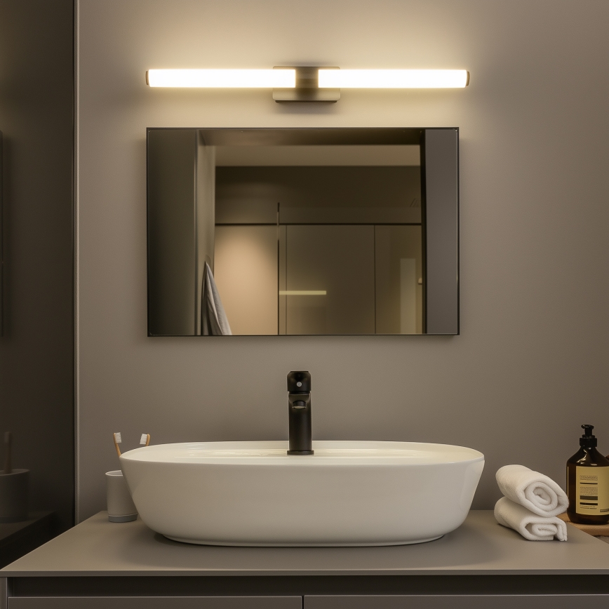 Brilagi - Iluminação LED para espelho de casa de banho DIANA LED/10W/230V 60 cm IP44 preta