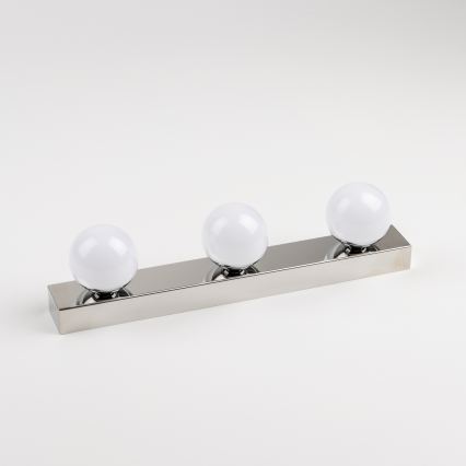 Brilagi - Iluminação LED para espelho de casa de banho HOLLYWOOD 3xLED/3W/230V 39 cm IP44 cromado brilhante