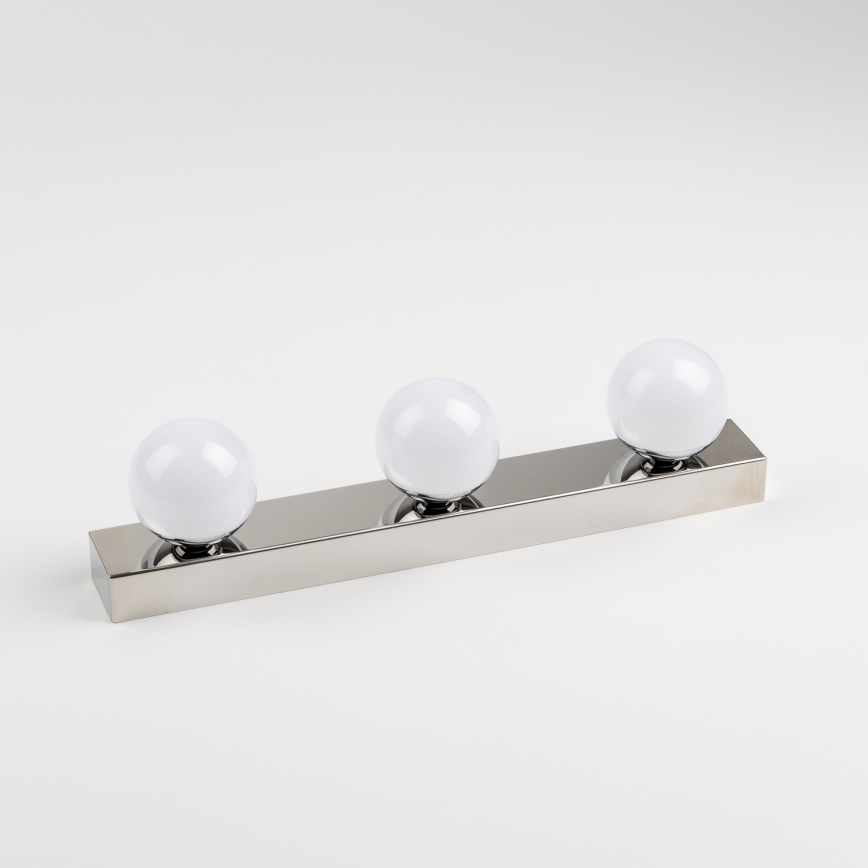 Brilagi - Iluminação LED para espelho de casa de banho HOLLYWOOD 3xLED/3W/230V 39 cm IP44 cromado brilhante