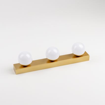 Brilagi - Iluminação LED para espelho de casa de banho HOLLYWOOD 3xLED/3W/230V 39 cm IP44 dourado
