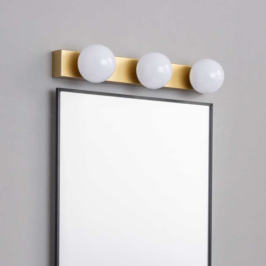 Brilagi - Iluminação LED para espelho de casa de banho HOLLYWOOD 3xLED/3W/230V 39 cm IP44 dourado