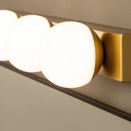 Brilagi - Iluminação LED para espelho de casa de banho HOLLYWOOD 3xLED/3W/230V 39 cm IP44 dourado