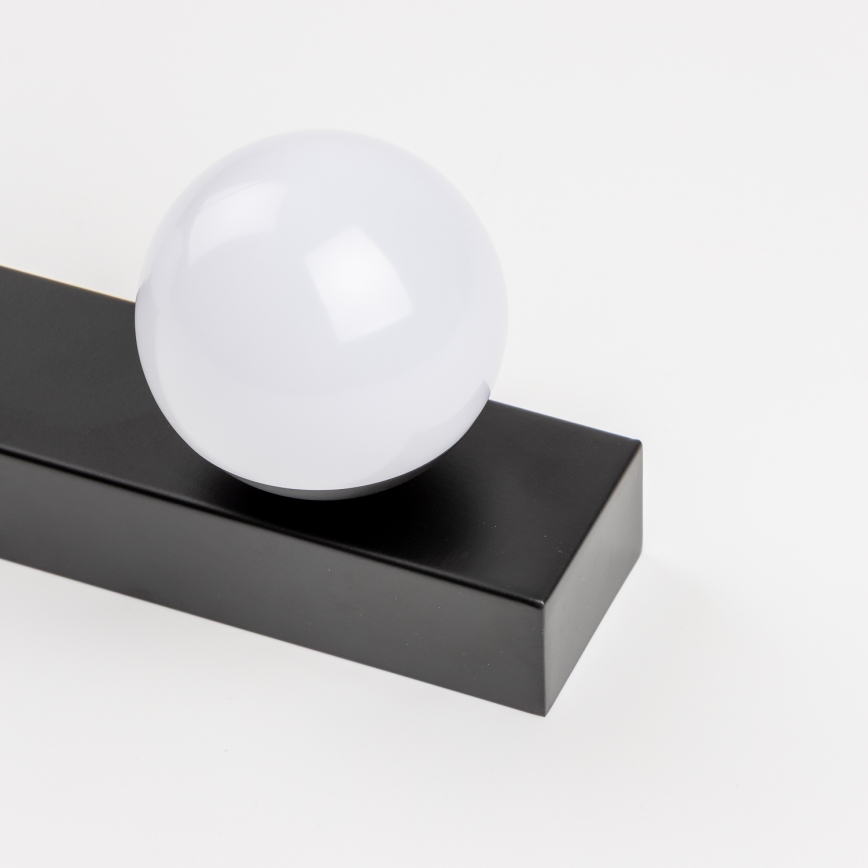Brilagi - Iluminação LED para espelho de casa de banho HOLLYWOOD 3xLED/3W/230V 39 cm IP44 preta