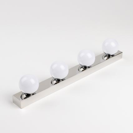 Brilagi - Iluminação LED para espelho de casa de banho HOLLYWOOD 4xLED/3W/230V 53 cm IP44 cromado brilhante