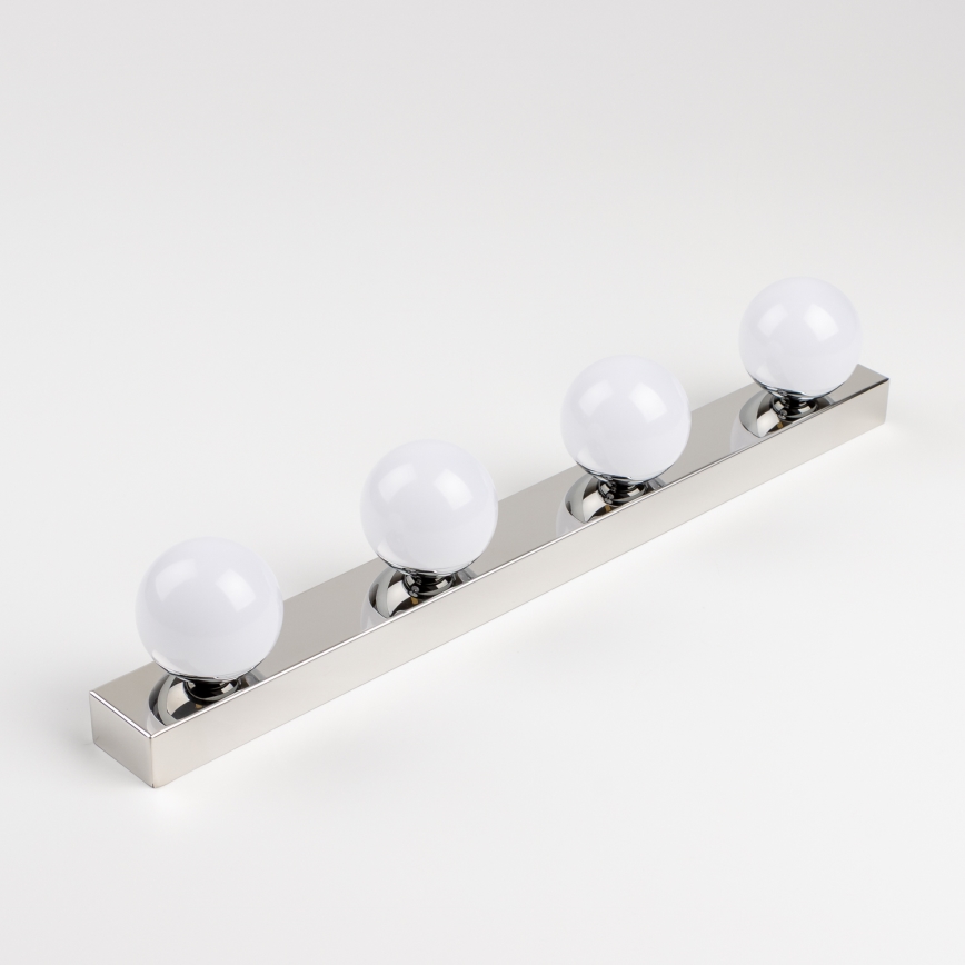 Brilagi - Iluminação LED para espelho de casa de banho HOLLYWOOD 4xLED/3W/230V 53 cm IP44 cromado brilhante