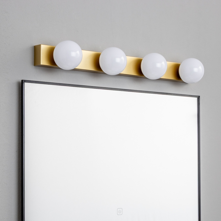 Brilagi - Iluminação LED para espelho de casa de banho HOLLYWOOD 4xLED/3W/230V 53 cm IP44 dourada