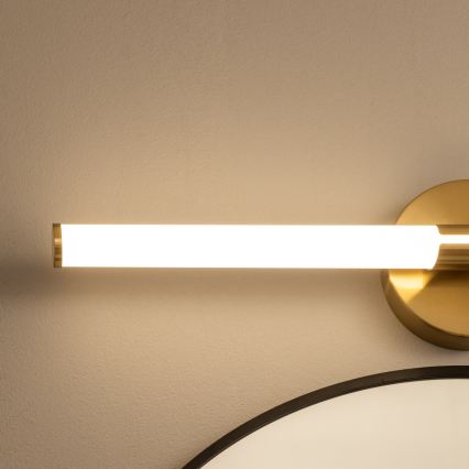 Brilagi - Iluminação LED para espelho de casa de banho LARA LED/10W/230V 60 cm IP44 dourada