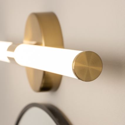 Brilagi - Iluminação LED para espelho de casa de banho LARA LED/10W/230V 60 cm IP44 dourada