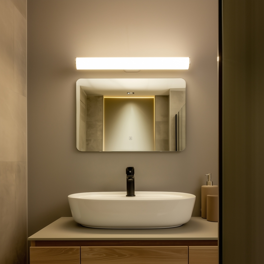 Brilagi - Iluminação LED para espelho de casa de banho TUBE LED/15W/230V 3000/4000/6500K IP44 cromado brilhante